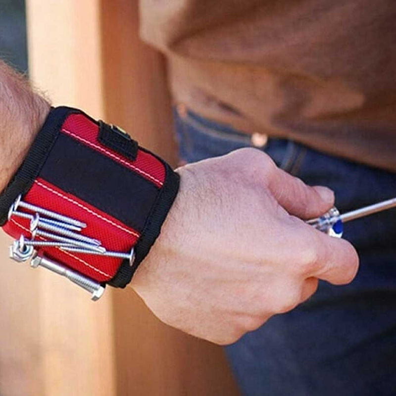 Pulseira Magnética Ajustável para Ferramentas e Fixadores