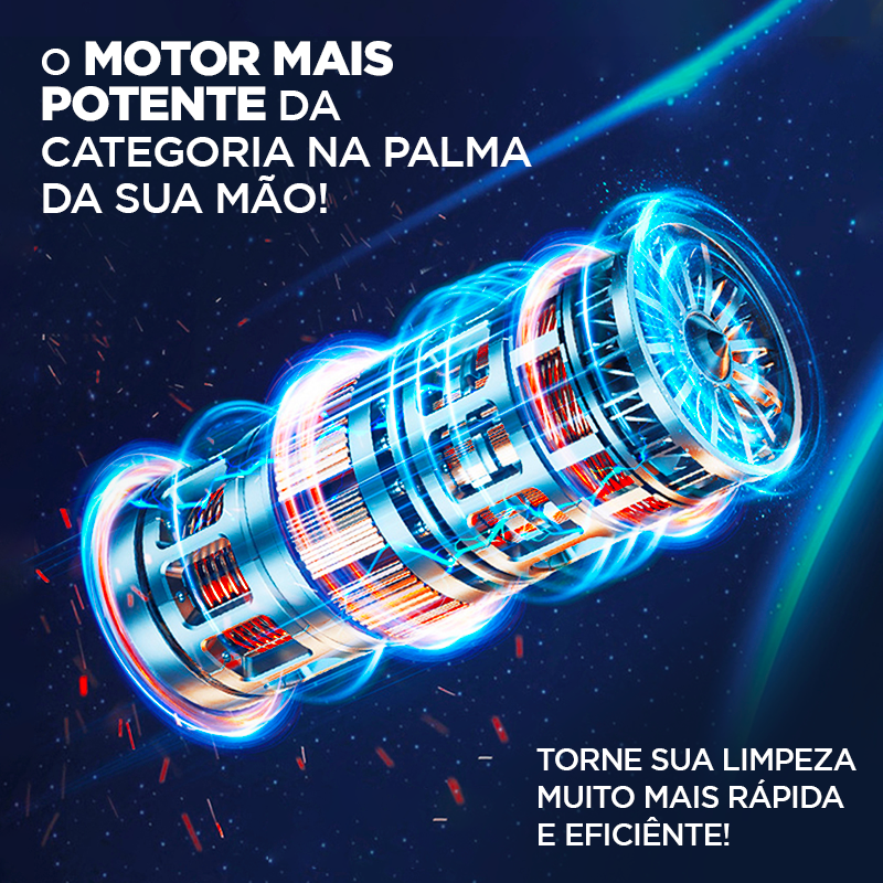 Aspirador de Pó Portátil CleanMax + 5 BRINDES EXCLUSIVOS + FRETE GRÁTIS