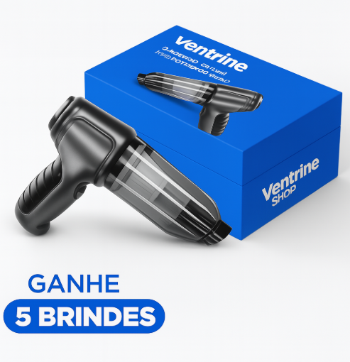 Aspirador de Pó Portátil CleanMax + 5 BRINDES EXCLUSIVOS + FRETE GRÁTIS
